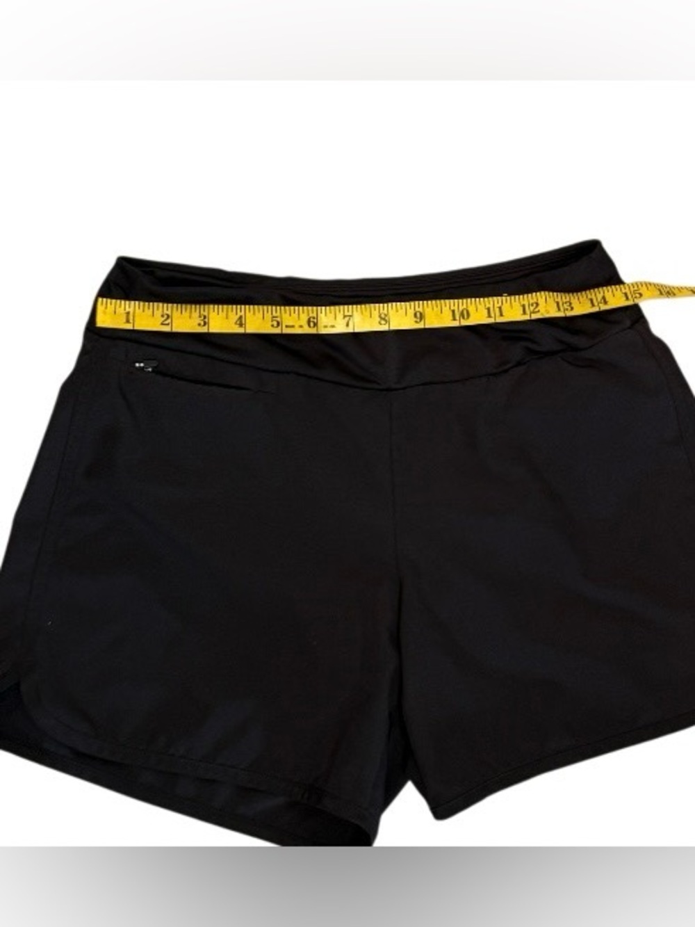 HANG TEN QUICK DRYING UPF 50+ HYBRID SHORT WITH INNER LINER in Black Size S - Picture 4 of 9